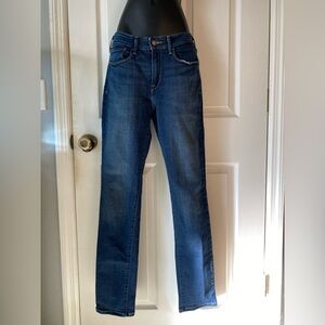 Levi's Dark Blue Straight Leg Women's Jeans
